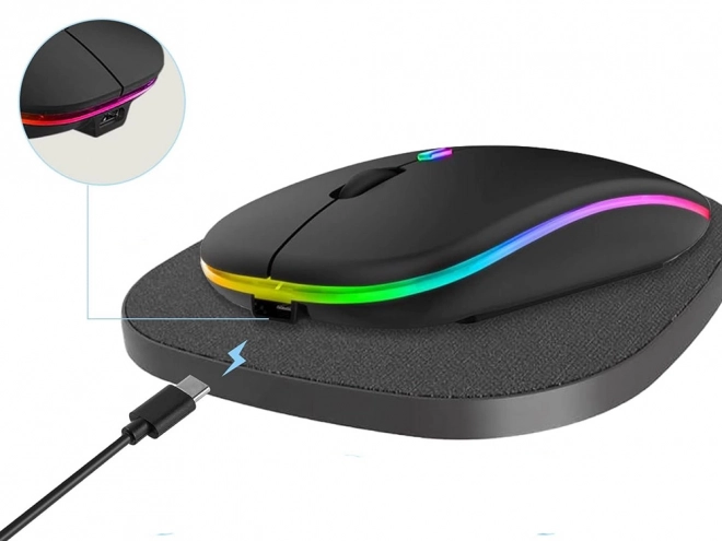 Szczupła mysz bluetooth 2,4 GHz do PC i notebooków