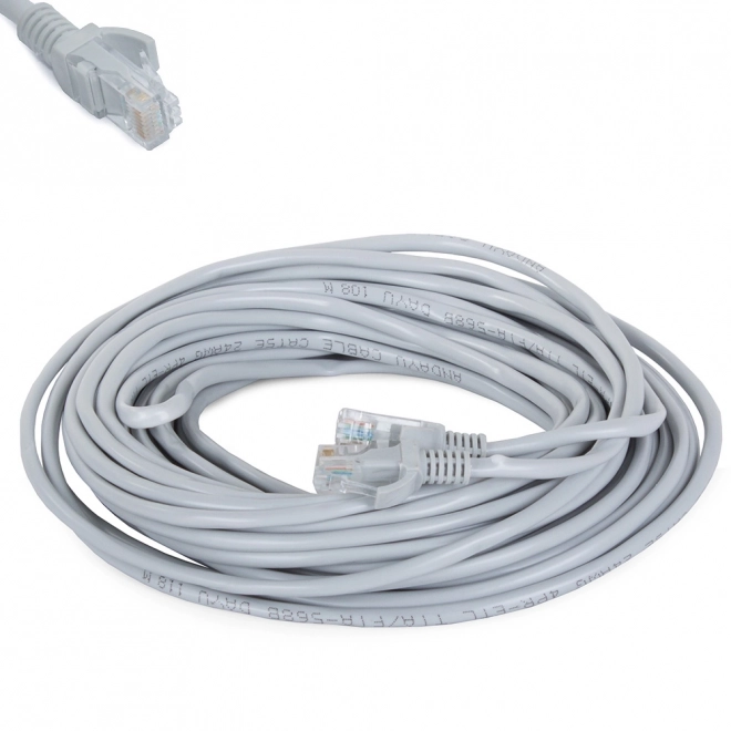 Przewód sieciowy lan cat5e rj45 skręcona para ethernet 15m