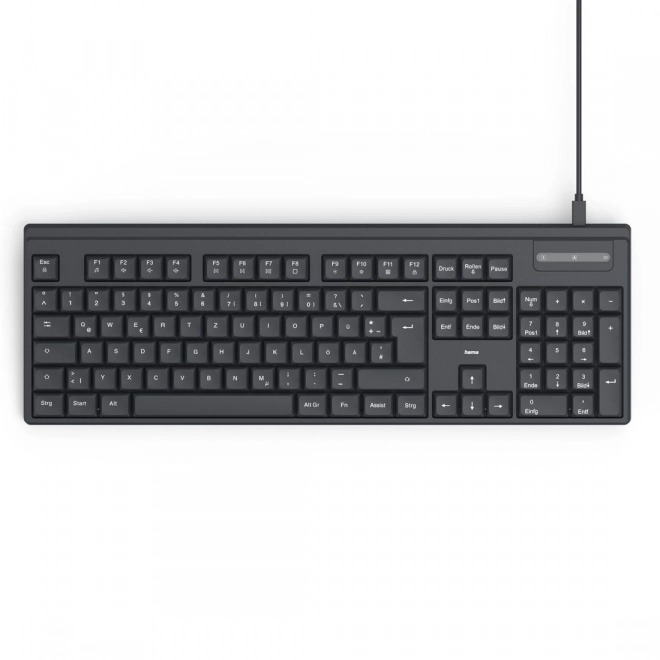 przewodowa klawiatura Hama CK-100 czarna
