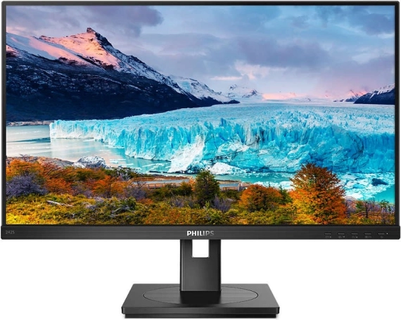 Monitor Philips 23,8 IPS z DVI, HDMI, DP i funkcją Pivot