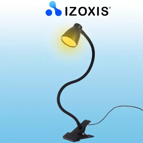 Lampa stołowa z klipsem czarna Izoxis