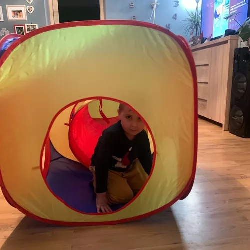 Namiot do zabawy dla dzieci 3w1 Tipi + Tunel + Domek