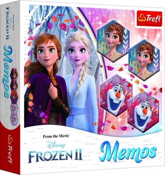 Gra towarzyska Pexeso papierowe Kraina Lodu II/Frozen II, 36 części w pudełku 20x20x5cm