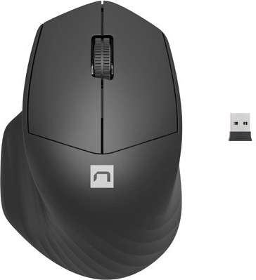 Bezprzewodowa mysz Natec Siskin 2 z Bluetooth 5.0 i 2.4 GHz czarna