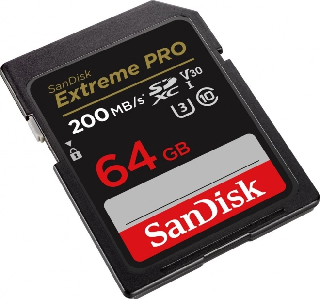 Karta pamięci SANDISK EXTREME PRO SDXC 64GB 200/90 MB/s UHS-I U3 (SDSDXXU-064G-GN4IN)