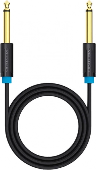 Kabel audio Vention 6,35 mm TS 5 m czarny
