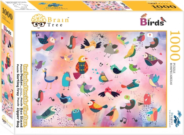 Puzzle Brain Tree baśniowe ptaki 1000 elementów