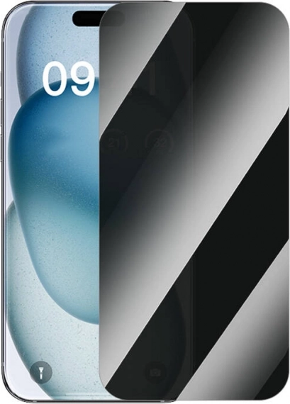 Baseus Superior prywatne szkło hartowane do iPhone 15 Plus (2 szt.)