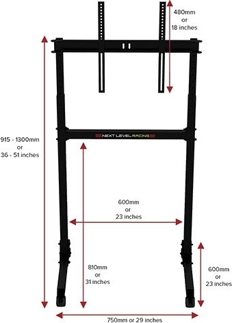 Szeroki zakres 24–85" dla monitorów i TV