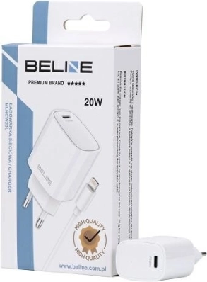 ładowarka sieciowa 20 W USB‑C z kablem Lightning BELINE