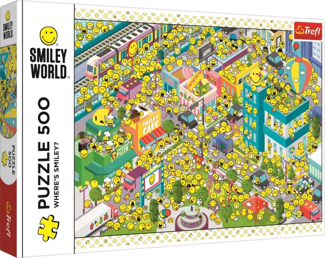 Puzzle Smiley - Gdzie jest Smiley? 500 elementów