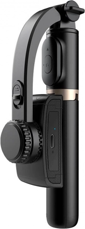 Gimbal i statyw z oświetleniem LED APEXEL Q08d (czarny)