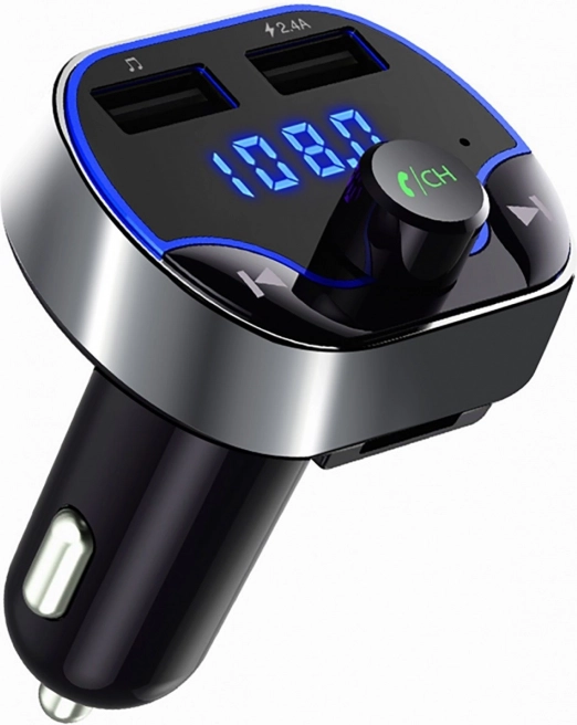 Transmiter FM Bluetooth do auta z USB i obsługą MP3, WMA, FLAC i WAV