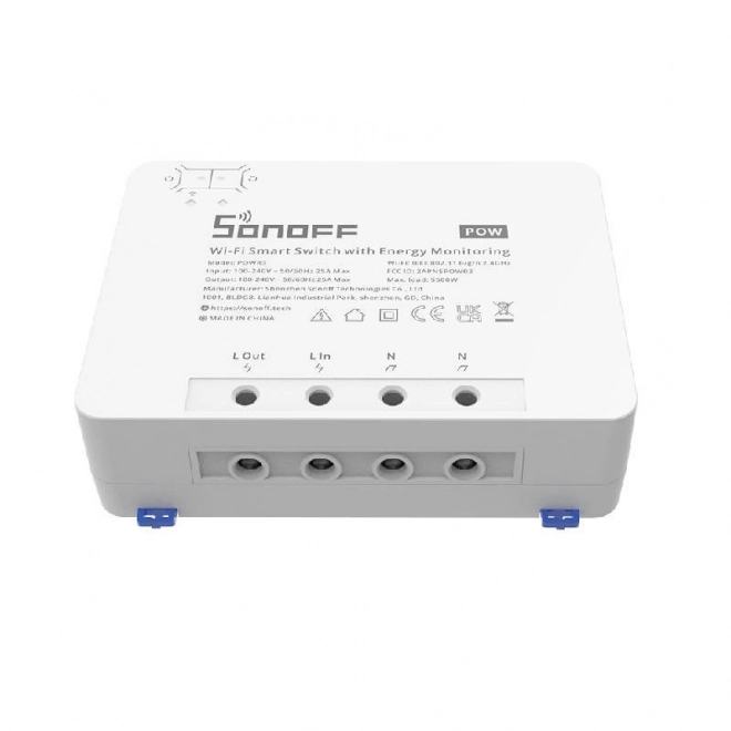 Inteligentny przełącznik Wi-Fi z monitorowaniem zużycia energii Sonoff POWR3 (25A/5500W)