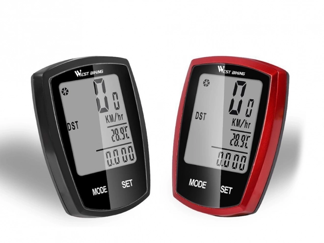 Bezprzewodowy wodoodporny licznik rowerowy z wyświetlaczem LCD