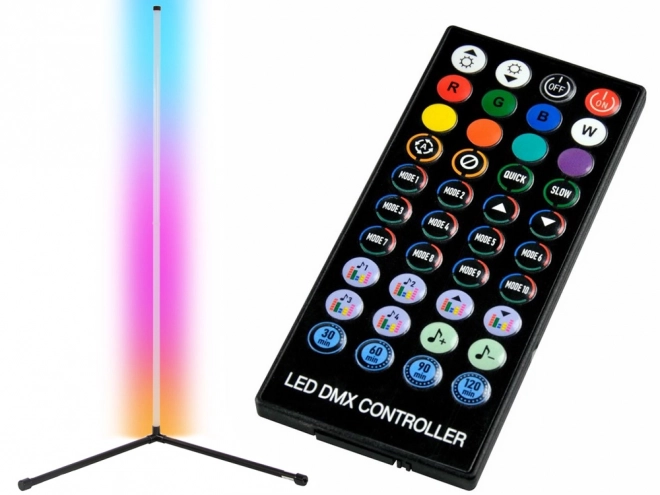 Narożna lampa RGB LED z pilotem i aplikacją