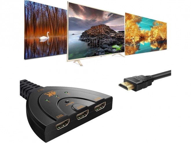 Przełącznik Hdmi 3-portowy 4k