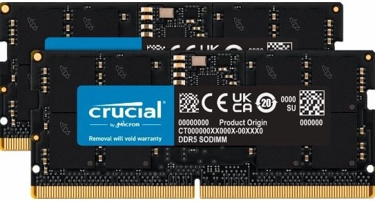 Crucial DDR5 SODIMM 48 GB (2×24 GB) 5600 MHz CL46 pamięć do notebooka