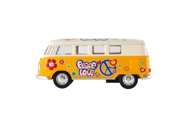 Autobus Kinsmart VW Klasyczny metal/plastik 13cm na napęd wsteczny