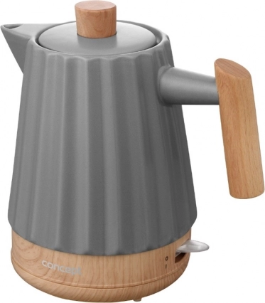 Ceramiczny czajnik elektryczny 1,5 l, ciemnoszary