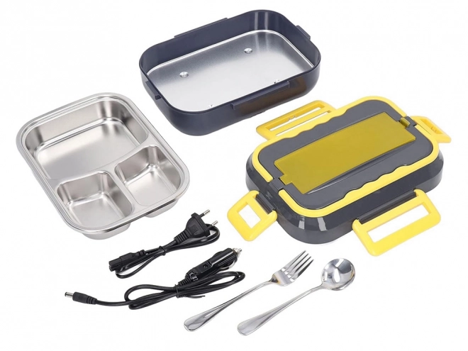 Elektryczny podgrzewany lunchbox do samochodu roboczego