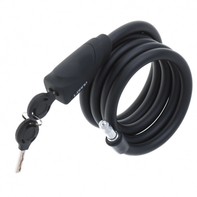Zamek rowerowy z długą spiralą - 150 cm
