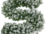 Ośnieżona świąteczna girlanda 270 cm RUHHY