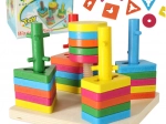 Drewniana edukacyjna zabawka sorter
