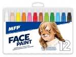 Farby do twarzy zestaw 12 kolorów
