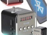 Przenośne akumulatorowe radio i głośnik Bluetooth z LCD