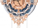 3D drewniane mechaniczne puzzle – zegar ścienny ROBO TIME