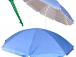 Plażowy i ogrodowy parasol przeciwsłoneczny z ochroną UV 150 cm, niebieski