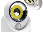 LED COB lampa na baterie z czujnikiem ruchu i obrotową podstawą 360°