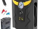 Przenośny kompresor samochodowy 12 V 120 W, 150 PSI z manometrem
