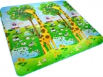Dwustronna edukacyjna mata do zabawy - ZOO