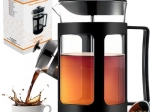 Szklany french press RUHHY 1 l do kawy i herbaty