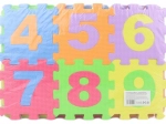 Piankowe puzzle 36 szt. cyfry i litery