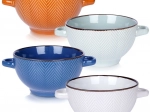 Zestaw ceramicznych misek z uchami 620 ml, 4 szt.