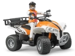 Bruder terenowy quad z kierowcą 1:16