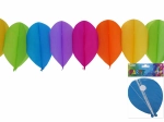 Papierowa girlanda z balonikami