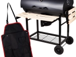 Ogrodowy grill beczkowy CURRON BigBend GM2020 z płaszczem przeciwdeszczowym