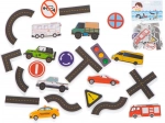 Piankowe puzzle do wanny z motywem miasta
