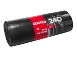 Mocne worki na odpady 240 l, czarne, 120 × 145 cm (10 szt.)