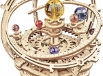 Rokr 3D drewniane puzzle Gwiaździsta noc – mechaniczne planetarium z pozytywką