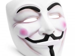 Maska Guy Fawkes ANONYMOUS V jak Vendetta, biała