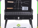 Składany przenośny grill turystyczny w walizce z zestawem narzędzi