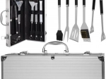Akcesoria do grillowania - zestaw 5 elementów + etui