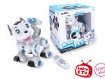 Pies robot RC ze świetlnymi i dźwiękowymi efektami, ładowanie USB, 23 cm