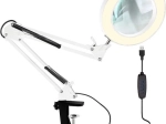 Lampka biurkowa z lupą i oświetleniem LED IZOXIS