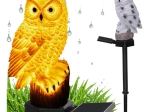 Solarna lampa ogrodowa sowa Gardlov